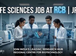 RCB Careers 2026: Life Sciences JRF Job | Earn ₹37,000 + HRA Life Sciences Job at RCB | JRF | Apply Now