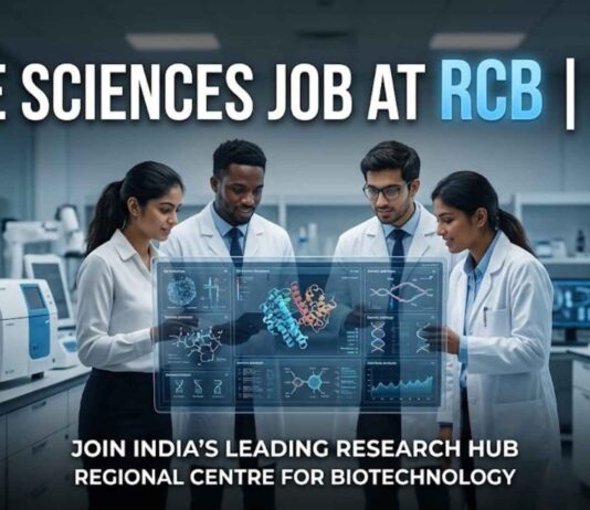 RCB Careers 2026: Life Sciences JRF Job | Earn ₹37,000 + HRA Life Sciences Job at RCB | JRF | Apply Now