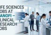 Sanofi Careers 2026: Clinical Research Jobs in Hyderabad | Apply Now Life Sciences Jobs at Sanofi – Clinical Research Jobs Generate an image for Featured Image in the size 1920 * 1080px. Make it look corporate and attractive so that it can go viral. No Sanofi logo to be given, and " Sanofi " in the text to be highlighted. Keep the title big and professional, and don't use Sanofi as a logo. Make it realistic, only keep the title big, and nothing extra. Also, highlight Sanofi in text. please.