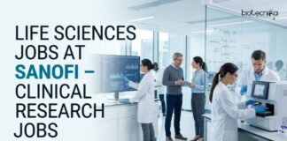 Sanofi Careers 2026: Clinical Research Jobs in Hyderabad | Apply Now Life Sciences Jobs at Sanofi – Clinical Research Jobs Generate an image for Featured Image in the size 1920 * 1080px. Make it look corporate and attractive so that it can go viral. No Sanofi logo to be given, and " Sanofi " in the text to be highlighted. Keep the title big and professional, and don't use Sanofi as a logo. Make it realistic, only keep the title big, and nothing extra. Also, highlight Sanofi in text. please.