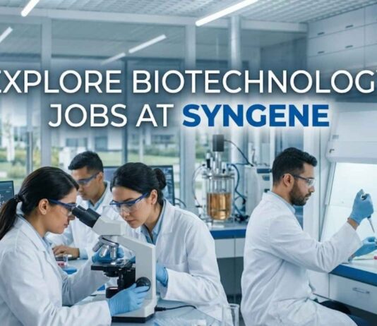 Syngene Careers 2026: Scientist Biotechnology Jobs in Bangalore Biotechnology Jobs at Syngene | Candidates Apply Now