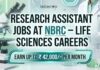 NBRC Careers 2026 : Life Sciences Role | Research Assistant Jobs Research Assistant Jobs at NBRC – Life Sciences Careers