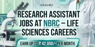 NBRC Careers 2026 : Life Sciences Role | Research Assistant Jobs Research Assistant Jobs at NBRC – Life Sciences Careers