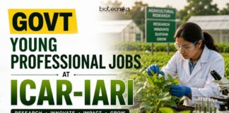 Young Professional Jobs at ICAR for Biochemistry Research
