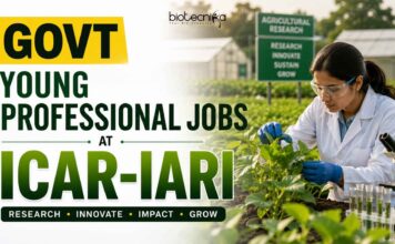 ₹42,000/- per month salary at ICAR : Young Professional Jobs in Biochemistry Research Young Professional Jobs at ICAR for Biochemistry Research