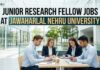 Upto ₹48,100 per month Fellowship at JNU | Life Sciences Vacancy 2026 Junior Research Fellow Jobs at Jawaharlal Nehru University