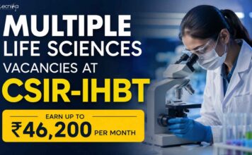 CSIR-IHBT Multiple Life Sciences Vacancies 2026 | Walk-In Interviews | Earn up to Rs 46,200 per month Multiple Life Sciences Vacancies at CSIR-IHBT | Apply Now