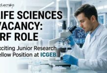 ICGEB Careers 2026: JRF Positions for Life Sciences Candidates | Apply Now Life Sciences Vacancy at ICGEB | JRF Role