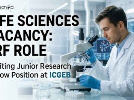 Life Sciences Vacancy at ICGEB | JRF Role