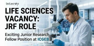 ICGEB Careers 2026: JRF Positions for Life Sciences Candidates | Apply Now Life Sciences Vacancy at ICGEB | JRF Role