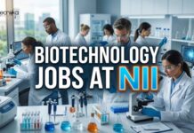 NII Careers 2026: Project Assistant Biotechnology Jobs | Walk-In Interview Biotechnology Jobs at NII