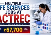 ACTREC Recruitment 2026 Out: Multiple Life Sciences Jobs with Salary Up to ₹67,700/Month Multiple Life Sciences Jobs at ACTREC | Candidates Apply Now