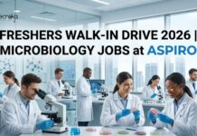 Freshers Can Apply! Aspiro Pharma Walk-in Drive 2026 for Microbiology Jobs Freshers Walk-in Drive 2026 | Microbiology Jobs at Aspiro