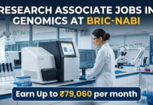 Earn Up to ₹79,060 per month at BRIC-NABI | Bioinformatics Role | Research Associate Jobs Research Associate Jobs in Genomics at BRIC-NABI