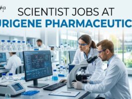 Scientist Jobs at Aurigene Pharmaceutical Services Limited