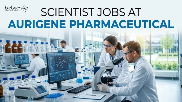 Scientist Jobs at Aurigene Pharmaceutical Services Limited Scientist Jobs at Aurigene Pharmaceutical Services Limited