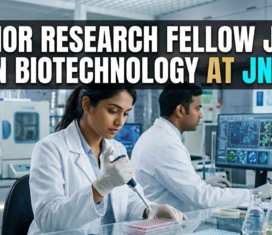 Junior Research Fellow Jobs in Biotechnology at JNU