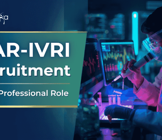Apply for ICAR IVRI Recruitment 2026. Young Professional Jobs for Biotechnology, Life Sciences, Microbiology Career Aspirants.