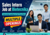 Sales Intern Vacancy at Biotecnika, Bangalore – Internship Leading to Full-Time Role – Apply Online Sales Intern Job