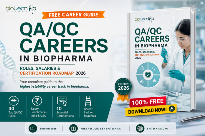 QA/QC Careers in Biopharma 2026 Roles & Salary Guide QA/QC Careers in Biopharma 2026 Roles & Salary Guide